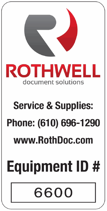 Rothwell Sticker Example